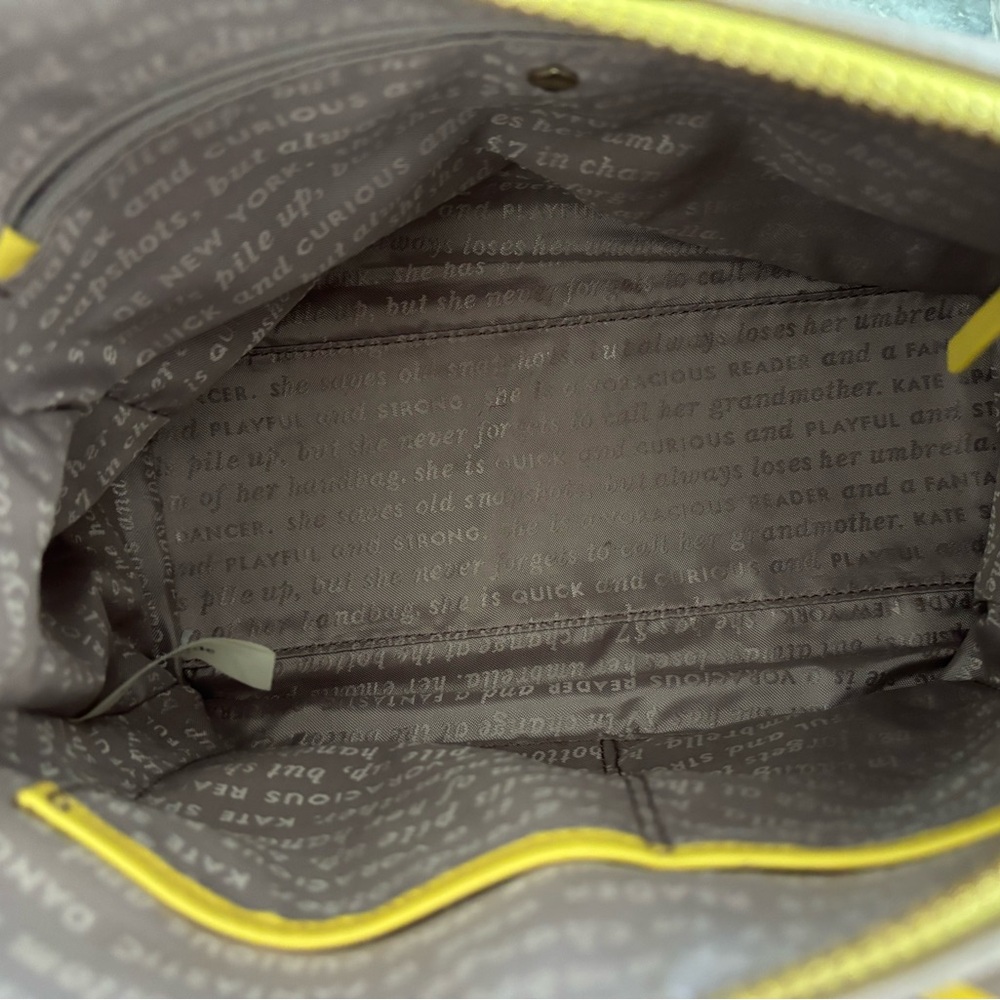Kate Spade Lavender and Yellow Leather Crossbody - Picture 3 of 4